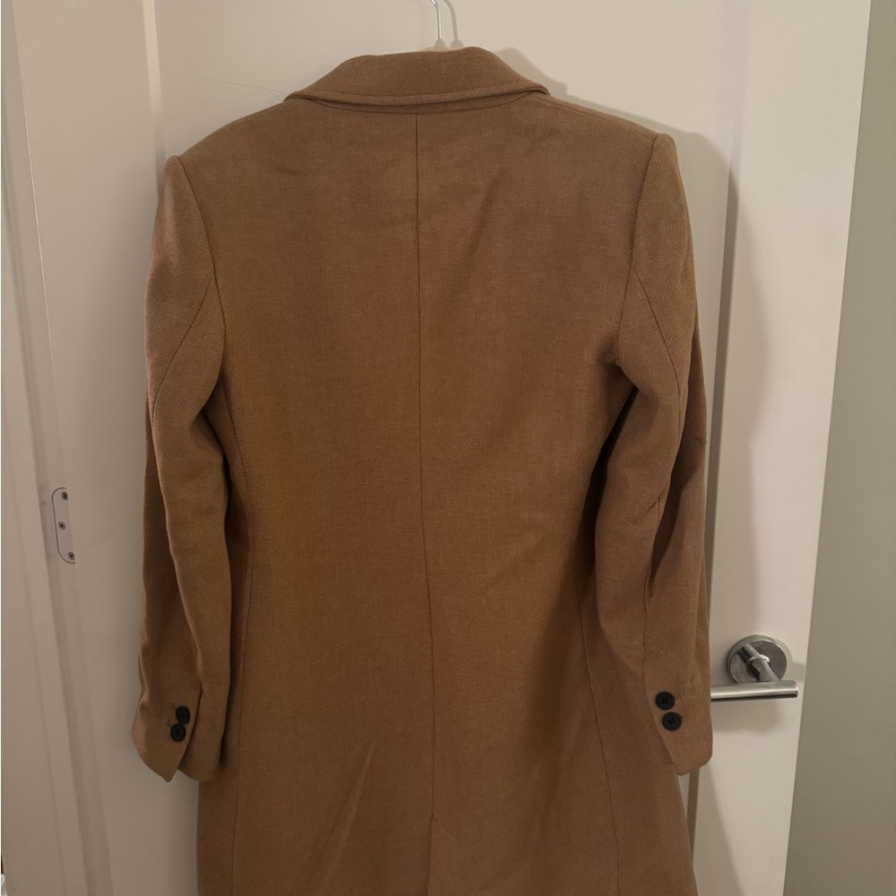 Zara Women's Camel Coat - Picture 2 of 4